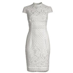 Lace High neck Dress